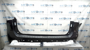 Bare rear bumper for Toyota Highlander 20-26 without parking sensors, graphite, scratches, dents, tears, cracked mounts, broken mount