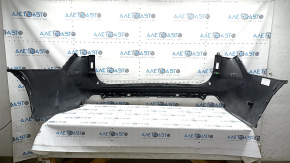 Bare rear bumper for Toyota Highlander 20-26 without parking sensors, graphite, scratches, dents, tears, cracked mounts, broken mount