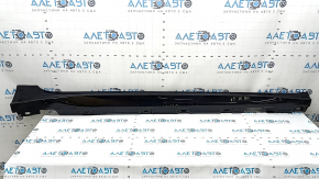 Right threshold for Audi A5 F5 20-25 5D, black, scratches, scuffs, dents