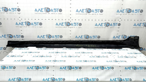 Right threshold for Audi A5 F5 20-25 5D, black, scratches, scuffs, dents