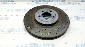 Front left brake disc Mercedes W213 E 17-22 360/36mm with perforation