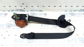 2nd row rear right seat belt with squib for Toyota Highlander 20-22, black