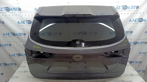 Naked tailgate with glass for Toyota Highlander 20-22, graphite 1G3, with washer nozzle