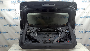 Naked tailgate with glass for Toyota Highlander 20-22, graphite 1G3, with washer nozzle