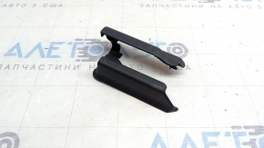 Black rear left passenger seat runner trim for Toyota Highlander 20-26