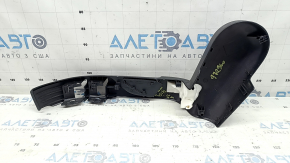 Side trim for the rear right seat, 2nd row, right, Toyota Highlander 20-26, black, with a plug, scratches, broken fastener
