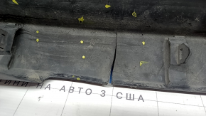 Toyota Highlander 20-26 rear bumper lower lip trim, structure, scratches, cracked, broken fasteners, broken fasteners