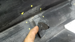 Toyota Highlander 20-26 rear bumper lower lip trim, structure, scratches, cracked, broken fasteners, broken fasteners