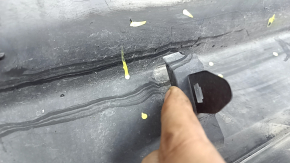 Toyota Highlander 20-26 rear bumper lower lip trim, structure, scratches, cracked, broken fasteners, broken fasteners