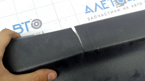 Toyota Highlander 20-26 rear bumper lower lip trim, structure, scratches, cracked, broken fasteners, broken fasteners