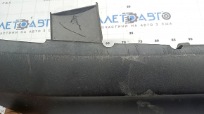 Toyota Highlander 20-26 rear bumper lower lip trim, structure, scratches, cracked, broken fasteners, broken fasteners