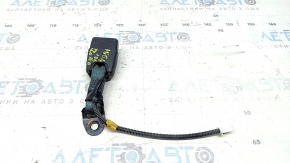 Rear seat belt latch, 2nd row, right, Toyota Highlander 20-26, black, with sensor