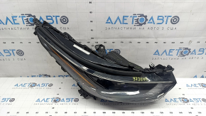 Toyota Highlander 21-26 LED front right headlight, without DRL, dark, polished, scratches