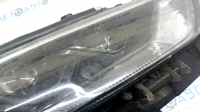 Toyota Highlander 21-26 LED front right headlight, without DRL, dark, polished, scratches