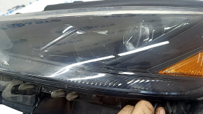 Left front headlight for Toyota Highlander 21-26 LED, without DRL, dark, for flooding, worn