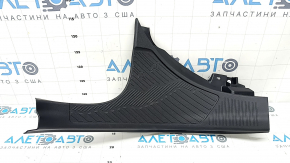 Subaru Forester 25-26 rear left door sill trim, black, plastic turned white