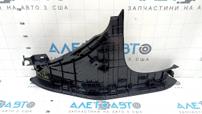 Subaru Forester 25-26 rear left door sill trim, black, plastic turned white