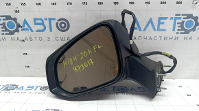 Left side mirror for Toyota Highlander 20-26, 7 pins, turn signal, heated, BSM, graphite