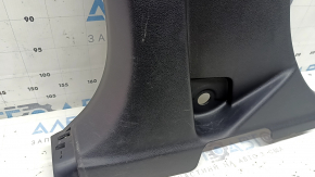 Lower left center pillar trim for Toyota Highlander 20-26, black, scratched