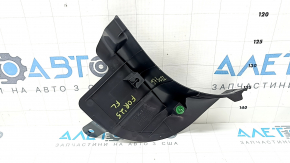Subaru Forester 25-26 black, worn front pillar trim, lower left