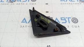 Toyota Highlander 20-26 black front left side door trim triangle