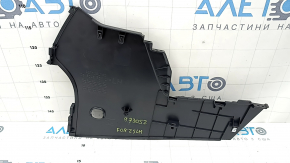 Subaru Forester 25-26 black, scratched center console trim, rear left side