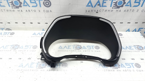 Instrument cluster frame for Toyota Highlander 20-22, black, for 8" display, without lower trim