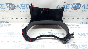 Instrument cluster frame for Toyota Highlander 20-22, black, for 8" display, without lower trim