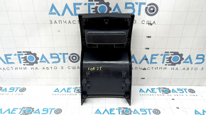 Subaru Forester 25-26 rear center console trim, black, with pocket, scratches