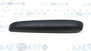Toyota Highlander 20-26 center console trim, upper right side, black leather, scratches