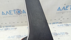 Left side center console trim for Toyota Highlander 20-26, black, scratches