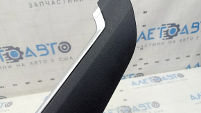 Left side center console trim for Toyota Highlander 20-26, black, scratches