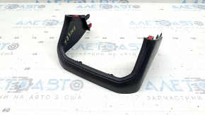 Toyota Highlander 20-26 rear center console trim, black, lower part, scratches