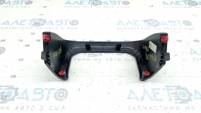 Toyota Highlander 20-26 rear center console trim, black, lower part, scratches