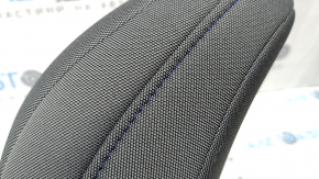 Front right headrest for Subaru Forester 25-26, gray fabric with blue stitching