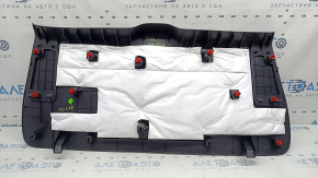 Lower tailgate trim for Toyota Highlander 20-26, black, without speakers, with trim, scuffs