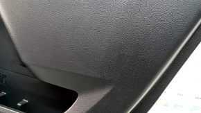 Rear right door panel for Toyota Highlander 20-22 with curtain, black leather, black insert, black leather armrest, scratches