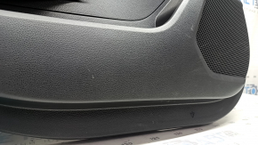 Rear left door panel for Toyota Highlander 20-22 with curtain, black leather, black insert, black leather armrest, scratches