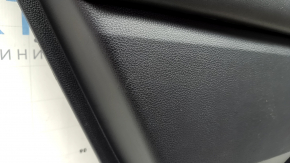 Rear left door panel for Toyota Highlander 20-22 with curtain, black leather, black insert, black leather armrest, scratches