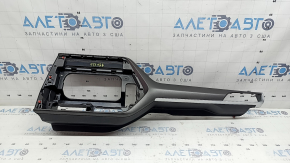 Right front panel trim for Toyota Highlander 20-26 with molding for 8" display, scratches