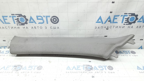 Upper left front pillar trim for Toyota Highlander 20-26, gray, dry-cleanable