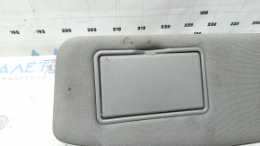 Right visor for Toyota Highlander 20-26, gray, without hook, dry-cleanable