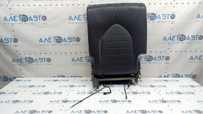 Rear seat backrest, 2nd row, left, Toyota Highlander 22-23, black leather, 7 seats, XLE, hybrid, with frame and linings