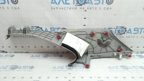 Left rear pillar trim for Toyota Highlander 20-26, gray, worn