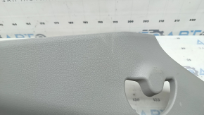 Right rear pillar trim for Toyota Highlander 20-26, gray, scratches, whitened plastic