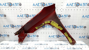 Front right fender Lexus UX 19-26 aluminum, red 3T2, dented, torn, painted