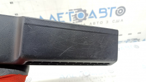 Rear left door sill insert for Toyota Highlander 20-26, grille, black, hybrid, scratches
