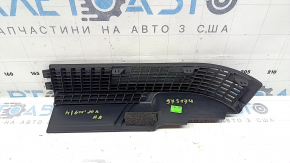 Rear right door sill insert for Toyota Highlander 20-26, grille, black, hybrid, scratches