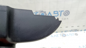 Rear right door sill insert for Toyota Highlander 20-26, grille, black, hybrid, scratches