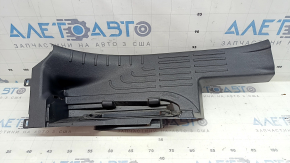 Rear left door sill trim for Toyota Highlander 20-26, black, hybrid, scratches